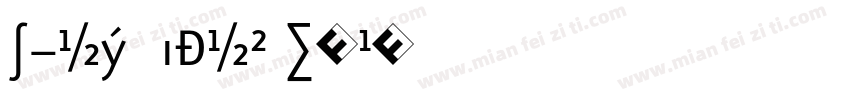 Huni  Sans Exp字体转换